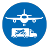 logo transport flugzeug lkw negativ-web